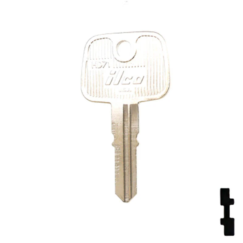 Uncut Plastic Head Key Blank | Honda | HD71 - Image 24