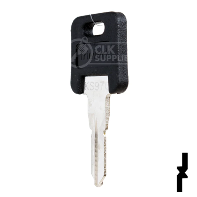 Uncut Plastic Head Key Blank | TriMark | KS970S - Image 23