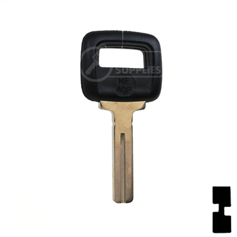 Uncut Plastic Head Key Blank | Volvo | S66NN-P - Image 14