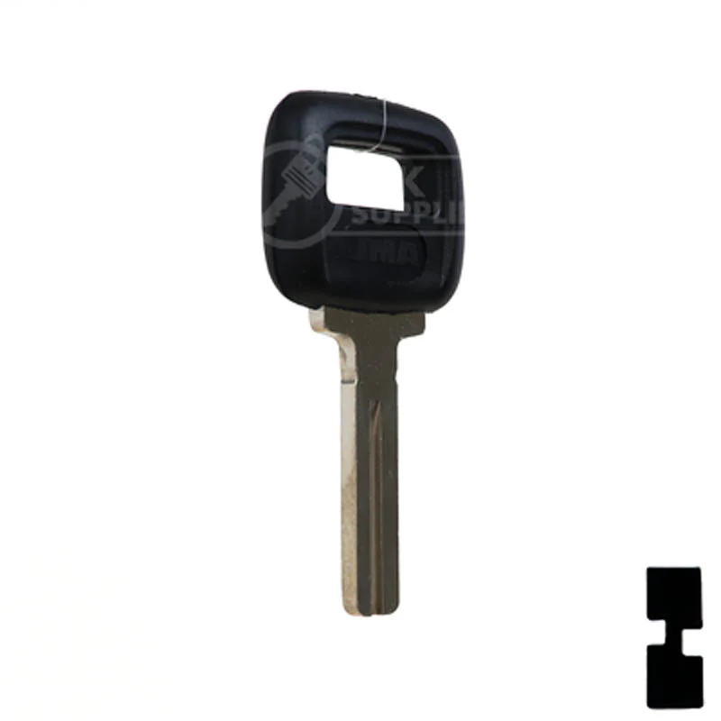 Uncut Plastic Head Key Blank | Volvo | S66NN-P - Image 4