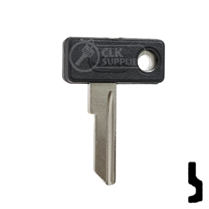 Uncut Plastic Head Key Blank | Zadi | ZA-1.P - Image 3