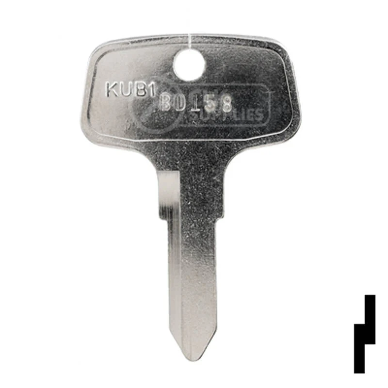 Uncut Tractor Key | Kubota | BD158 - Image 13