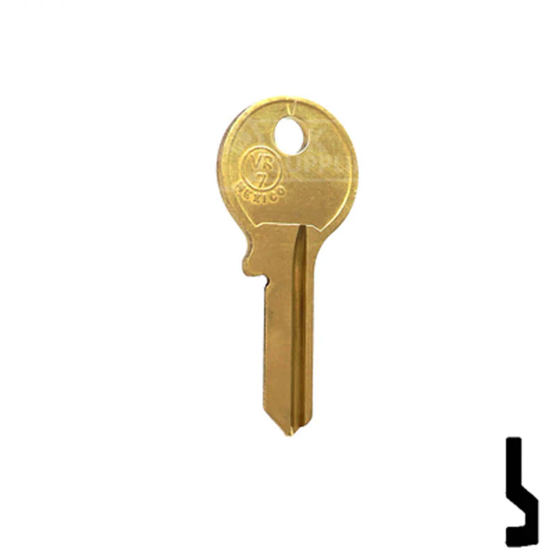 Uncut Key Blank | Viro | VR7, VR91AR - Image 3