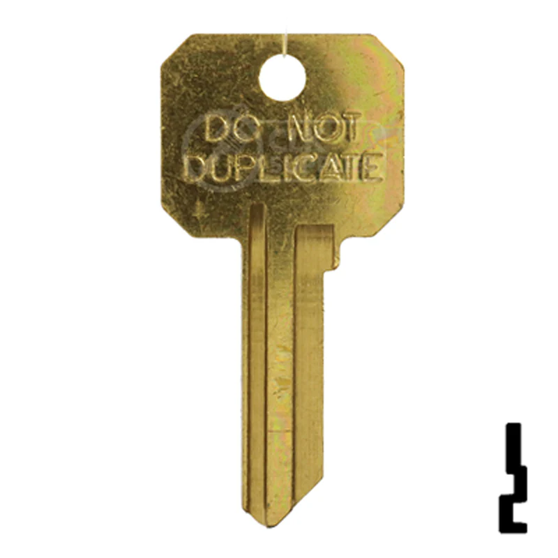 Uncut DND Key Blank | Weslock | WK2-DND, 1175N - Image 2