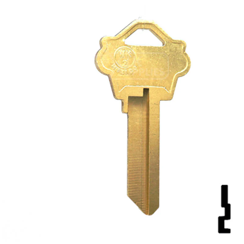 Uncut Key Blank | Weslock | WK2, 1175N - Image 2
