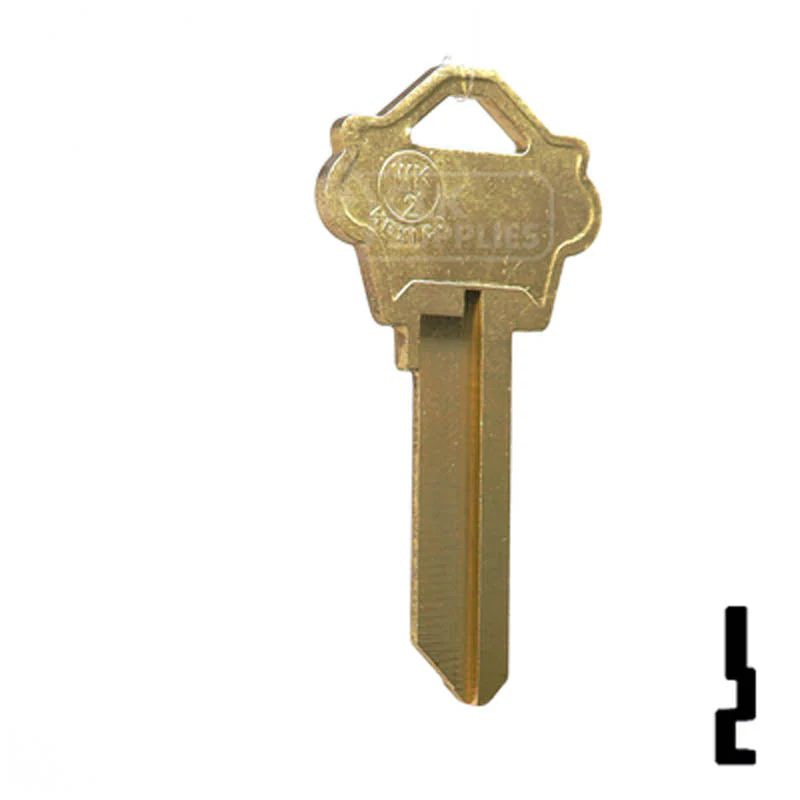 Uncut Key Blank | Weslock | WK2, 1175N - Image 3