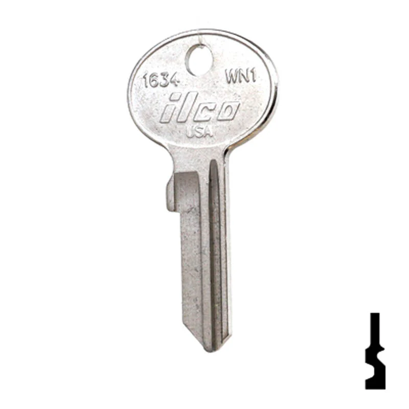Uncut Key Blank | Wind | WN1, 1634 - Image 24