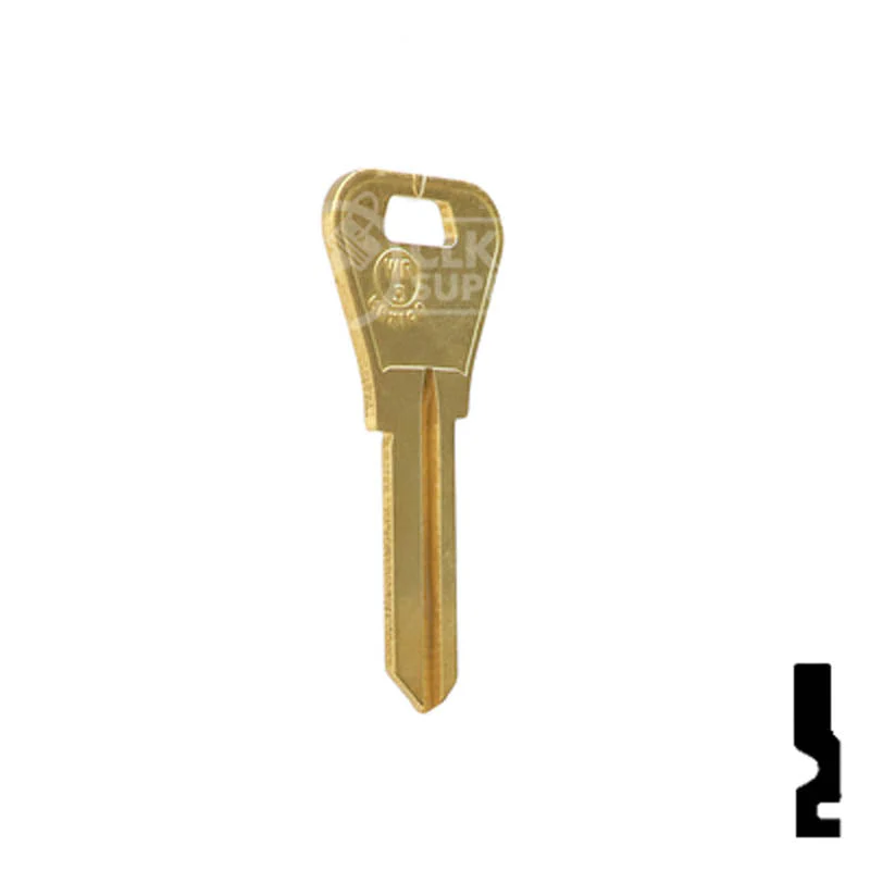 Uncut Key Blank | Weiser | WR3, 1054WB - Image 4
