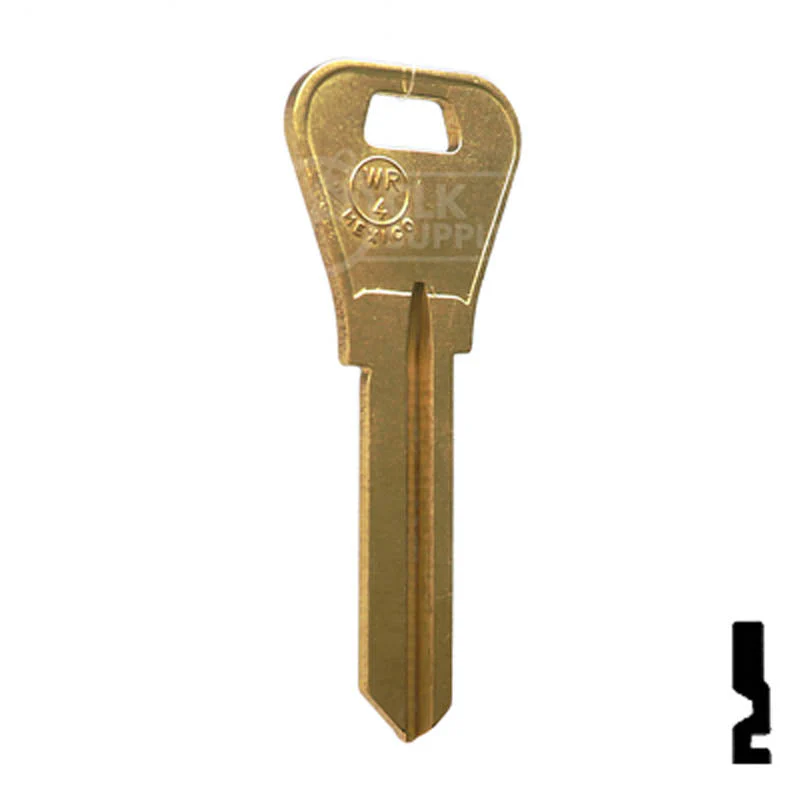 Uncut Key Blank | Weiser | WR4, A1054WB - Image 3