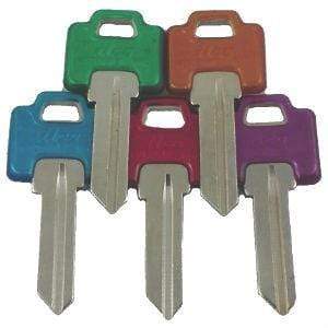 Uncut Key Blank | Weiser Transparent Color Head | WR5 - 5Pcs