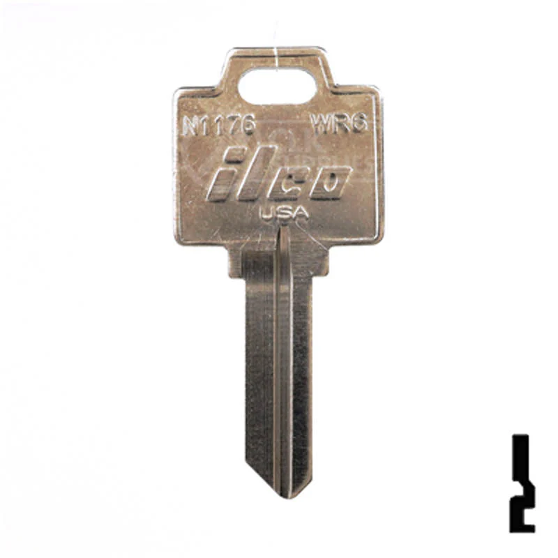 Uncut Key Blank | Weiser | WR6, N1176