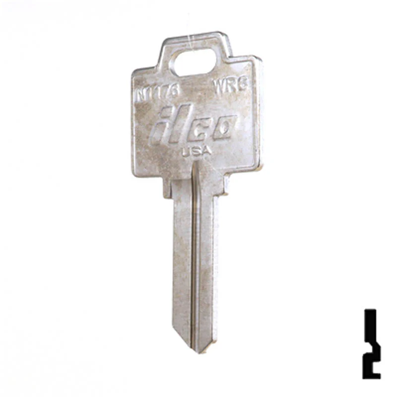 Uncut Key Blank | Weiser | WR6, N1176 - Image 23
