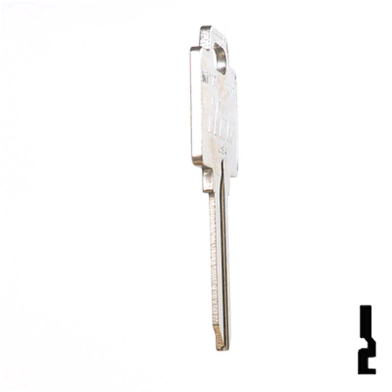 Uncut Key Blank | Weiser | WR6, N1176 - Image 6
