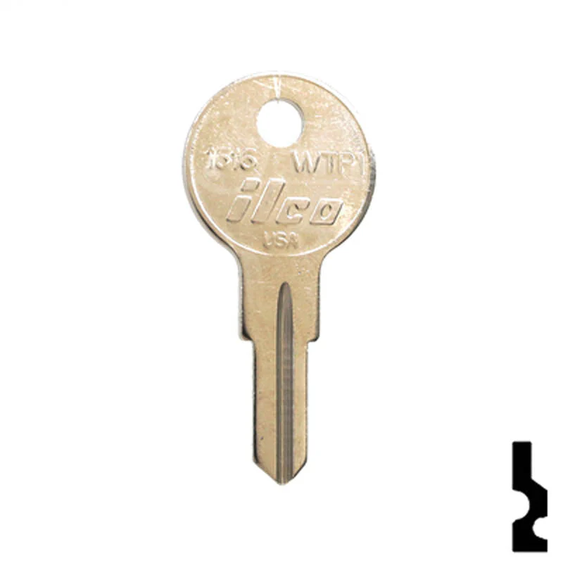 Uncut Key Blank | Wright | WTP1, 1616 - Image 2