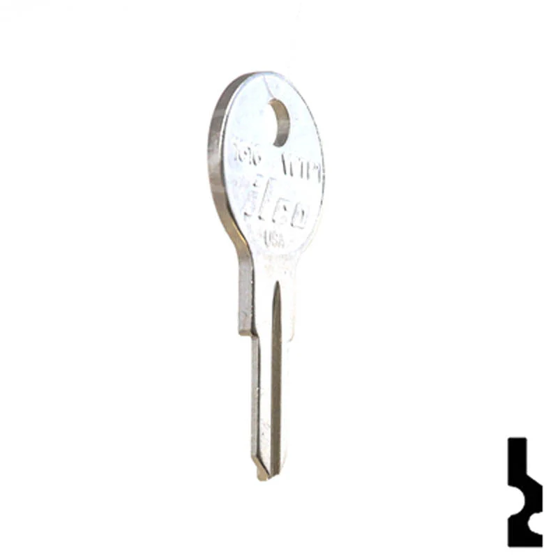 Uncut Key Blank | Wright | WTP1, 1616 - Image 5