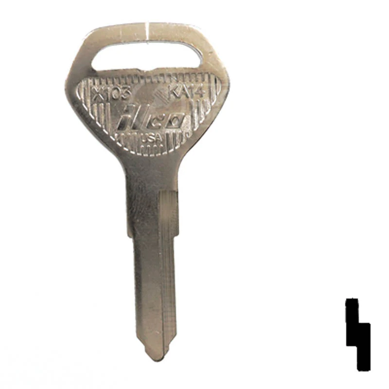 Uncut Key Blank | Kawasaki | X103 (KA14)