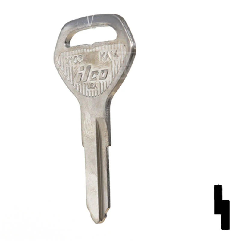 Uncut Key Blank | Kawasaki | X103 (KA14) - Image 22