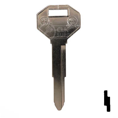 Uncut Key Blank | Mitsubishi | X121, DC3 - Image 12