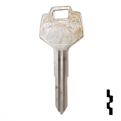Uncut Key Blank | Nissan | X123 ( DA25 ) - Image 11