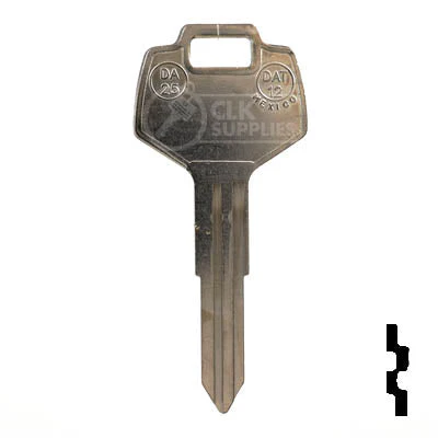 Uncut Key Blank | Nissan | X123 ( DA25 ) - Image 13