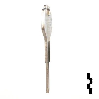 Uncut Key Blank | Nissan | X123 ( DA25 ) - Image 18