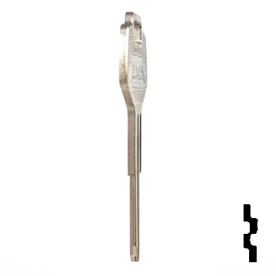 Uncut Key Blank | Nissan | X123 ( DA25 ) - Image 6