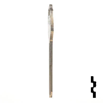 Uncut Key Blank | Nissan | X123 ( DA25 ) - Image 7