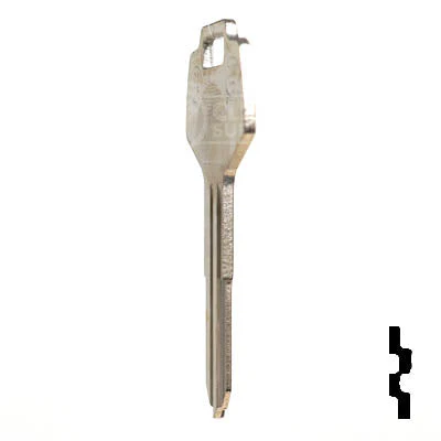 Uncut Key Blank | Nissan | X123 ( DA25 ) - Image 8