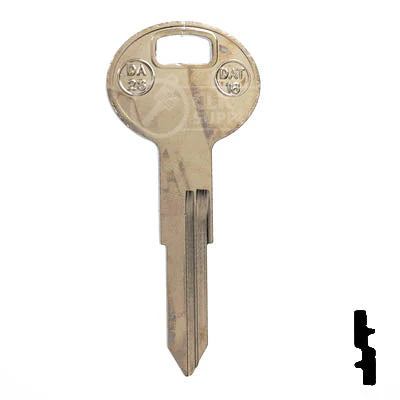 Uncut Key Blank | Nissan | X124 ( DA28 ) - Image 12