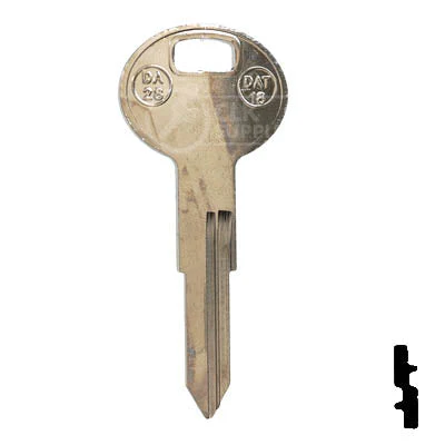 Uncut Key Blank | Nissan | X124 ( DA28 ) - Image 13