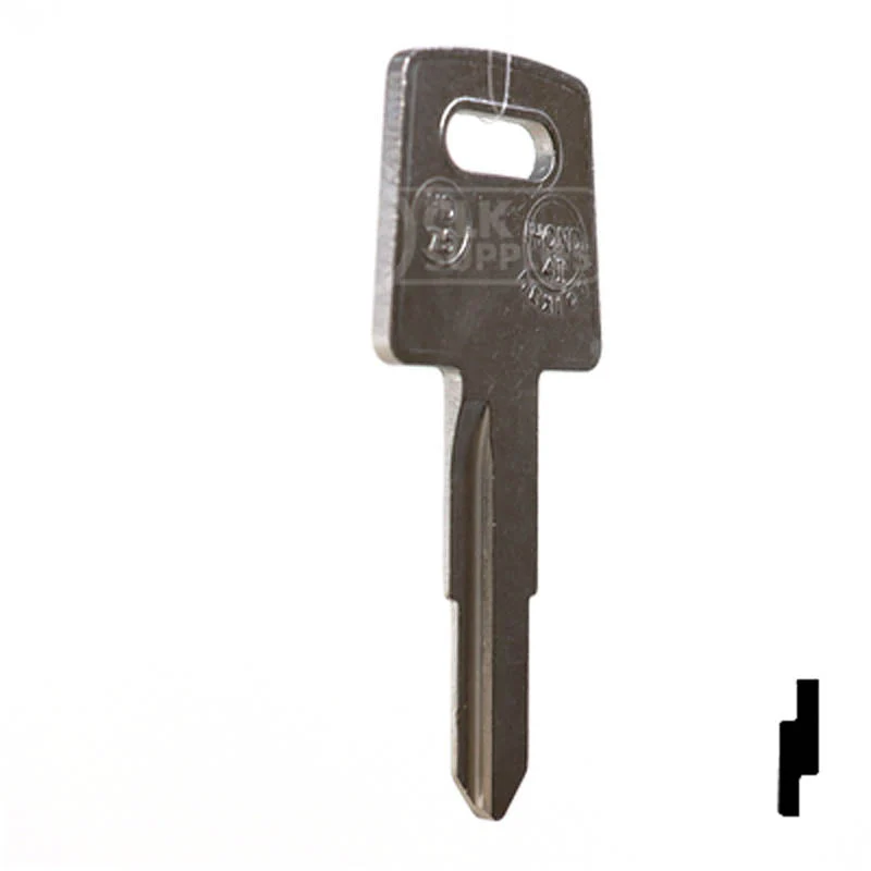 Uncut Key Blank | Honda Motorcycle | X138 ( HD75 ) - Image 16