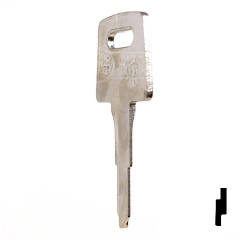 Uncut Key Blank | Honda Motorcycle | X138 ( HD75 ) - Image 9