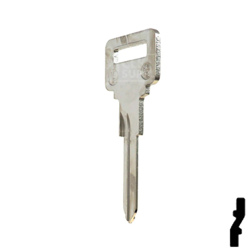 Uncut Key Blank | Volvo | X140 (VL8) - Image 10