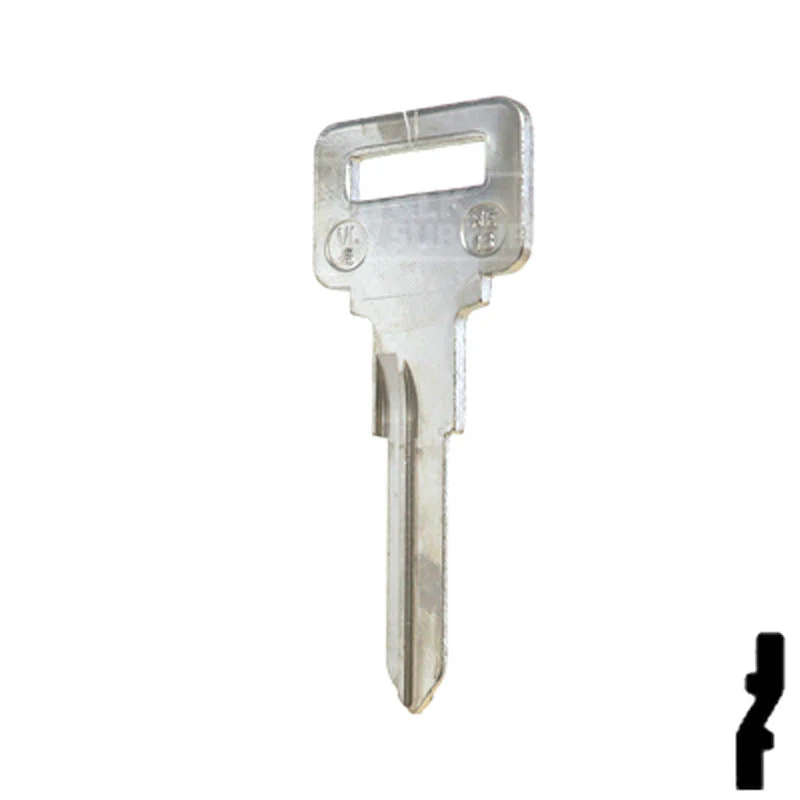 Uncut Key Blank | Volvo | X140 (VL8) - Image 11