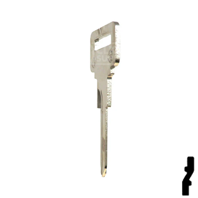 Uncut Key Blank | Volvo | X140 (VL8) - Image 9