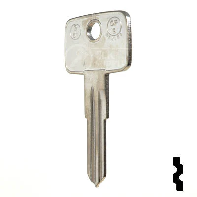 Uncut Key Blank | GM | X168 ( B61 ) - Image 10