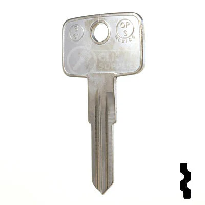 Uncut Key Blank | GM | X168 ( B61 ) - Image 11