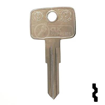 Uncut Key Blank | GM | X168 ( B61 ) - Image 12