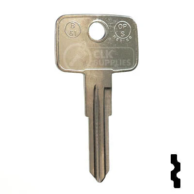 Uncut Key Blank | GM | X168 ( B61 ) - Image 14