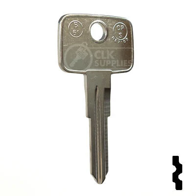 Uncut Key Blank | GM | X168 ( B61 ) - Image 15