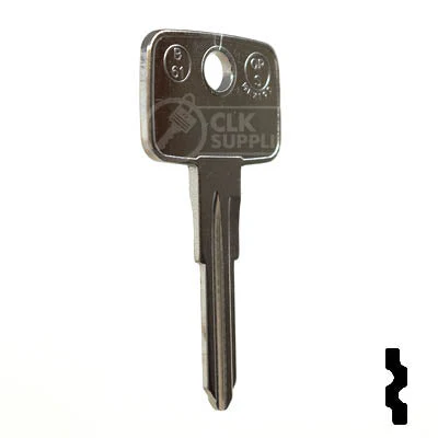 Uncut Key Blank | GM | X168 ( B61 ) - Image 16