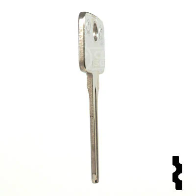 Uncut Key Blank | GM | X168 ( B61 ) - Image 18