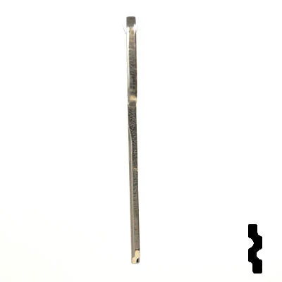 Uncut Key Blank | GM | X168 ( B61 ) - Image 19