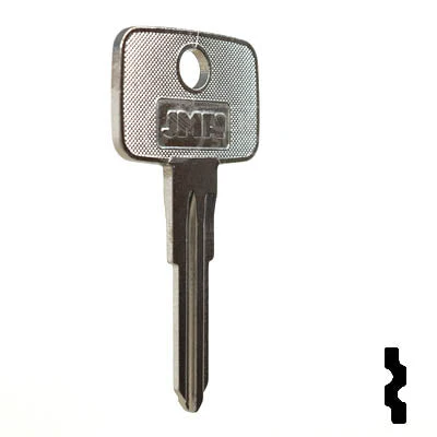 Uncut Key Blank | GM | X168 ( B61 ) - Image 4