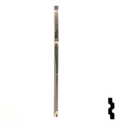 Uncut Key Blank | GM | X168 ( B61 ) - Image 7