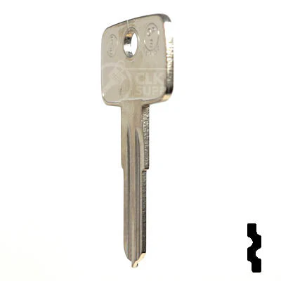 Uncut Key Blank | GM | X168 ( B61 ) - Image 9