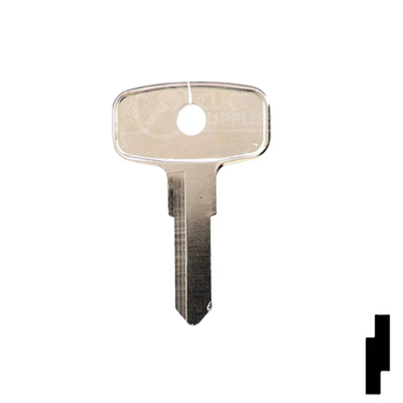 Uncut Key Blank | Yamaha, Kawasaki Motorcycle | X18 ( YH21 ) - Image 13