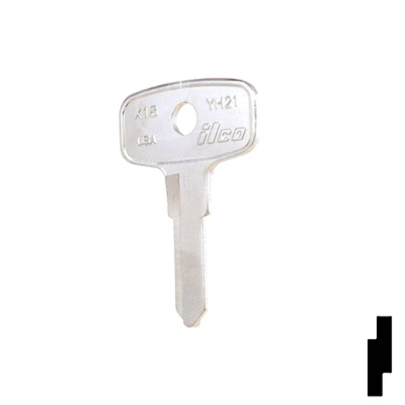 Uncut Key Blank | Yamaha, Kawasaki Motorcycle | X18 ( YH21 ) - Image 21