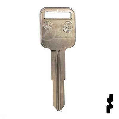 Uncut Key Blank | GM, Geo | X180 ( B69 ) - Image 13