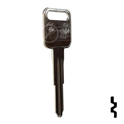 Uncut Key Blank | Geo | X184 ( B65 ) - Image 16